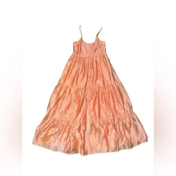 ENDLESS ROSE BUTTON DETAIL TIERED MAXI DRESS XS - Picture 5 of 8